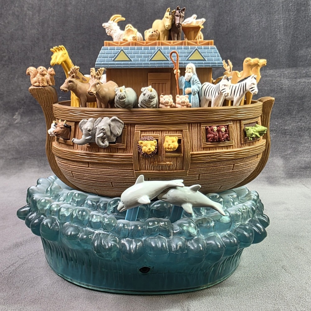 Avon 200Noah's Ark Motion Activated Musical Moving Ark Vtg Not Working